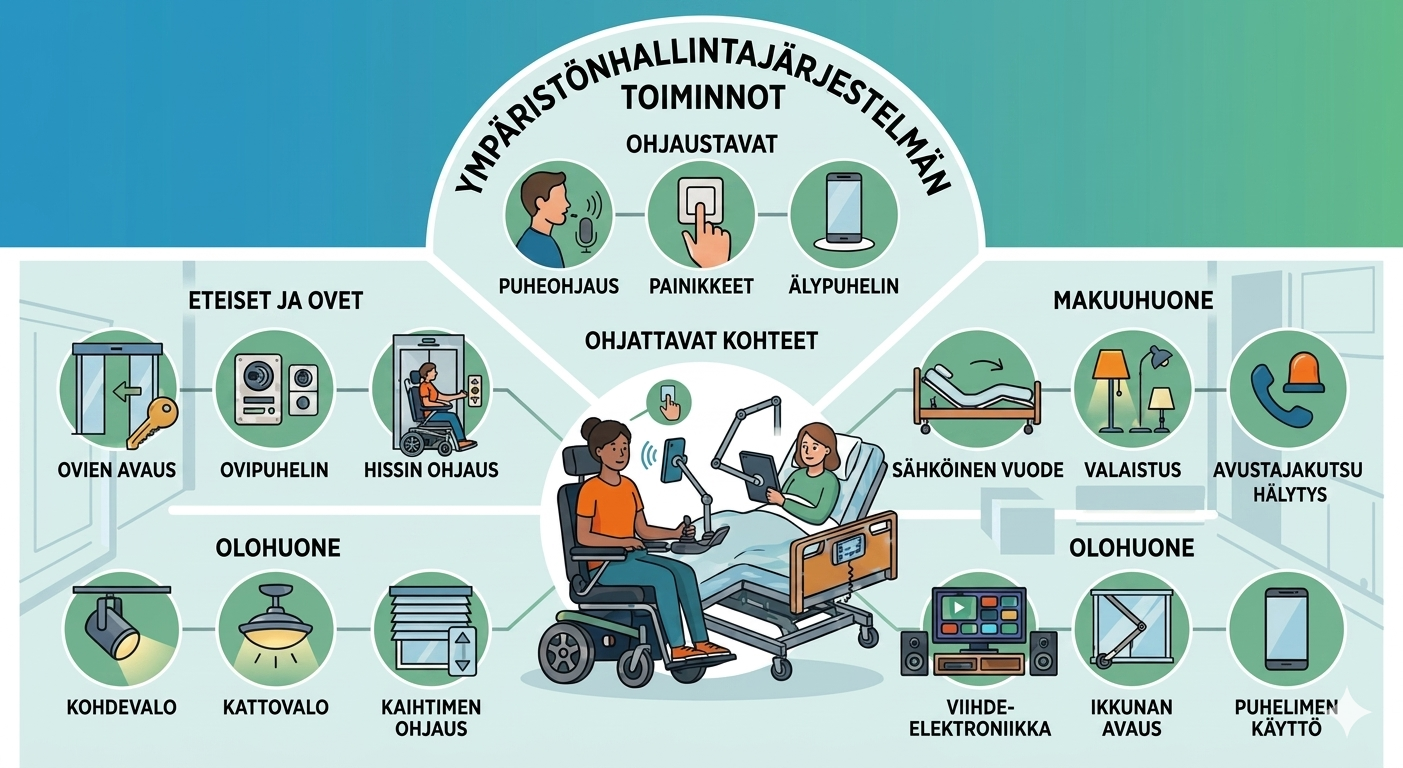 Ympäristönhallintajärjestelmän toiminnot